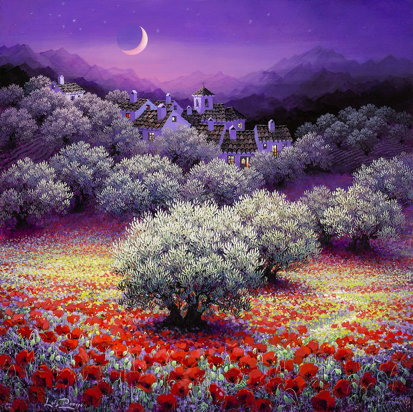 Campo de amapolas
